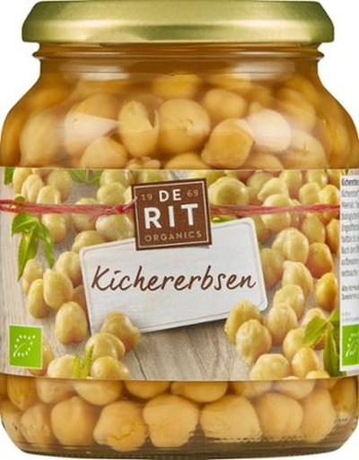 Produktfoto zu Glas Kichererbsen  350g