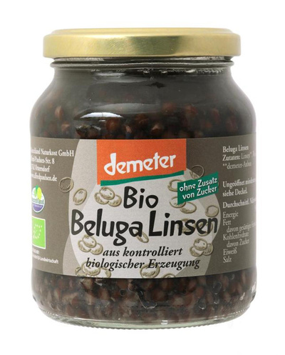 Produktfoto zu Beluga Linsen, 370ml, ATG 230g