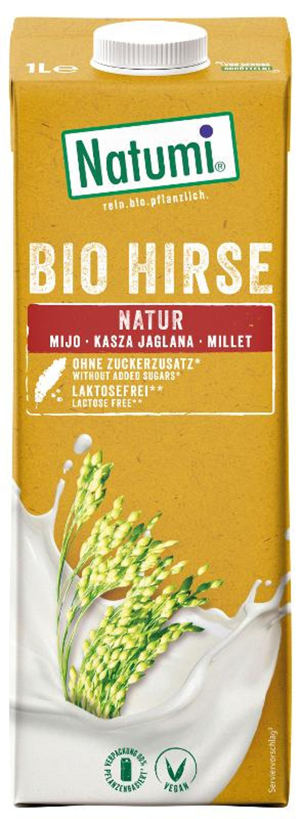 Produktfoto zu NATUMI HIRSE Drink 1 Liter