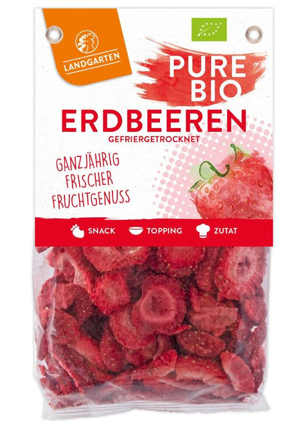 Produktfoto zu Pure Erdbeeren 20g