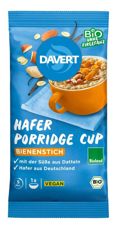 Produktfoto zu Porridge Cup Bienenstich 65g