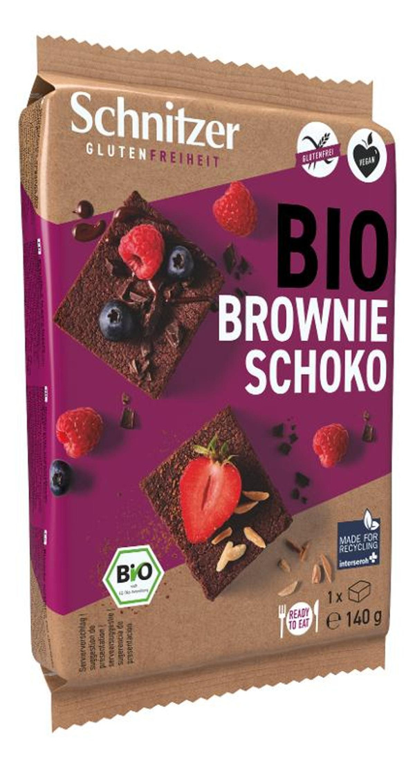Produktfoto zu Schoko Brownie  2 Stück