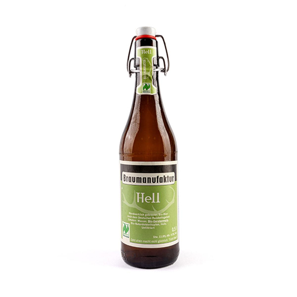 Produktfoto zu Braumanufaktur hell, 0,5 l