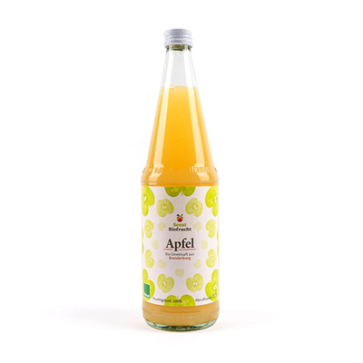 Produktfoto zu 0,7 L Apfelsaft , naturtrüb