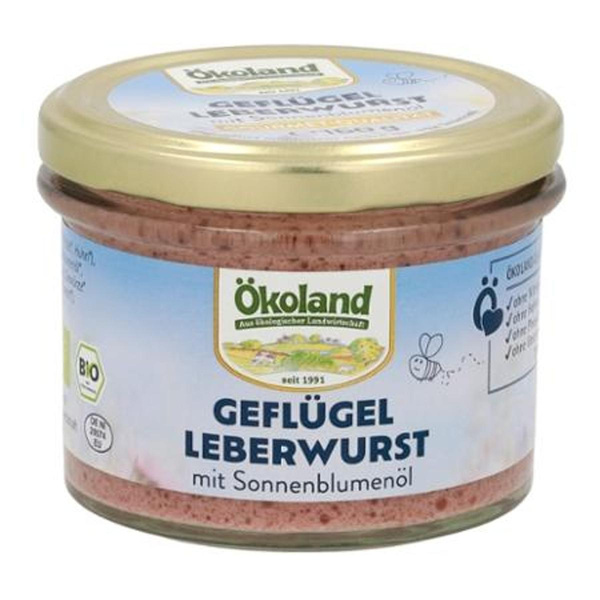 Produktfoto zu GLAS Geflügelleberwurst