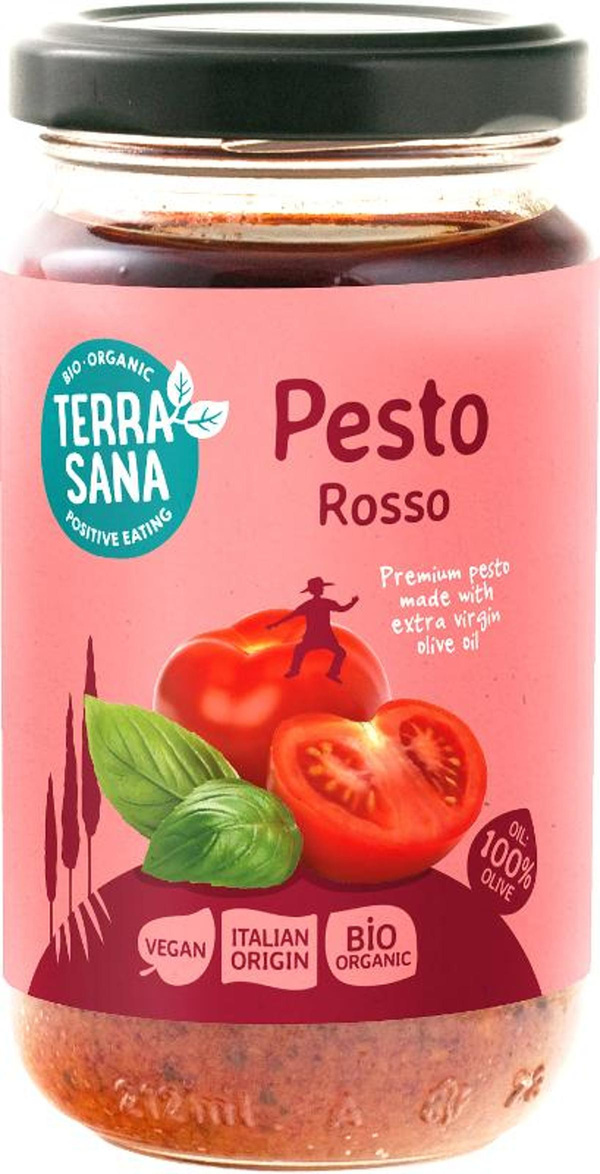 Produktfoto zu TERRASANA Pesto Rosso 180g