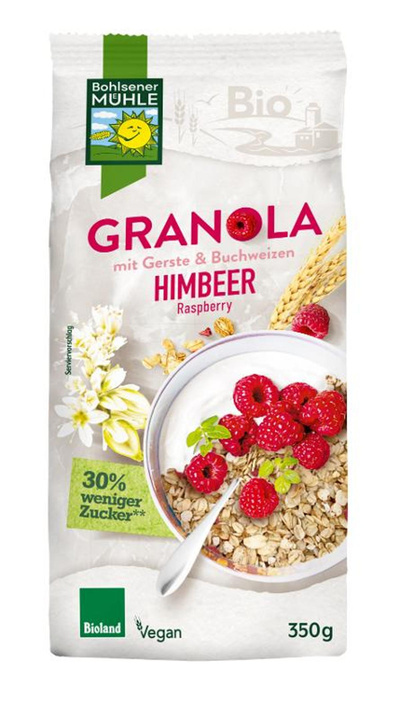 Produktfoto zu Granola Müsli "Himbeer" 350g