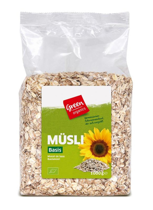 Produktfoto zu GREEN Basis Müsli 1kg