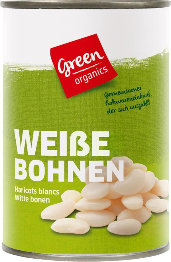 Produktfoto zu GREEN Weiße Bohnen 400g