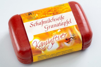Produktfoto zu Schafmilchseife "Kaminfeuer"