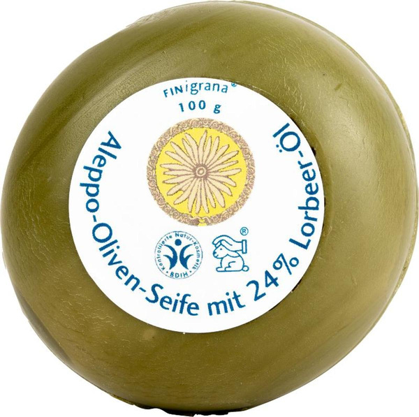 Produktfoto zu 24% Lorbeeröl Aleppo Seife