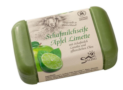 Produktfoto zu Schafmilchseife"Apfel Limette"