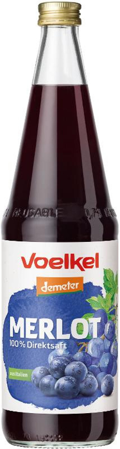 Produktfoto zu Traubensaft Merlot 0,7L