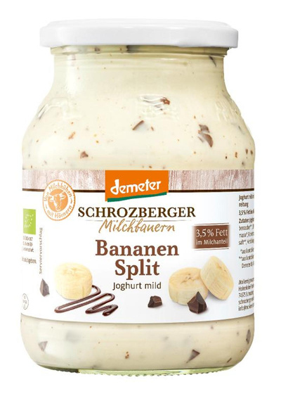Produktfoto zu Saison:Bananensplit 3,5% 500g
