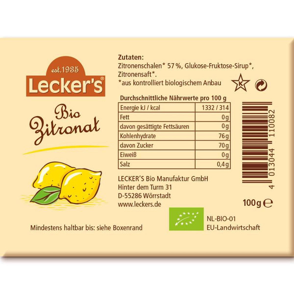 Produktfoto zu Zitronat 100g