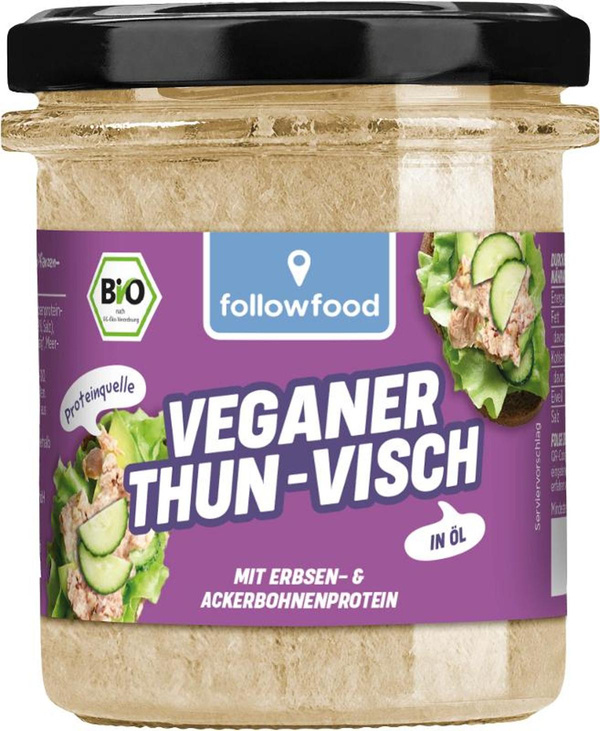 Produktfoto zu Veganer Thunvish in Öl 180g