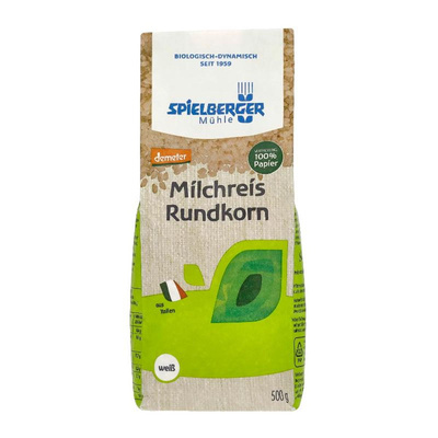 Produktfoto zu SP Milchreis Rundkorn weiß 500