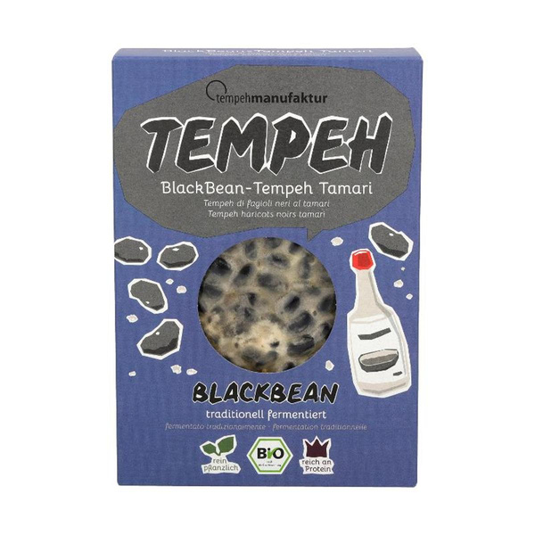 Produktfoto zu Black Bean Tempeh "Tamari"