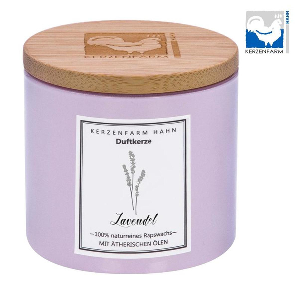 Produktfoto zu Lavendel Duftkerze im Glas