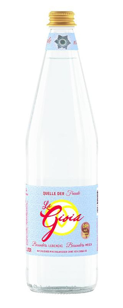 Produktfoto zu "La Gioia" Wasser "OHNE" 1L