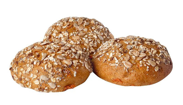 Produktfoto zu ML Dinkel-Möhrenbrötchen