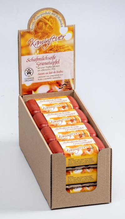 Produktfoto zu Schafmilchseife "Kaminfeuer"