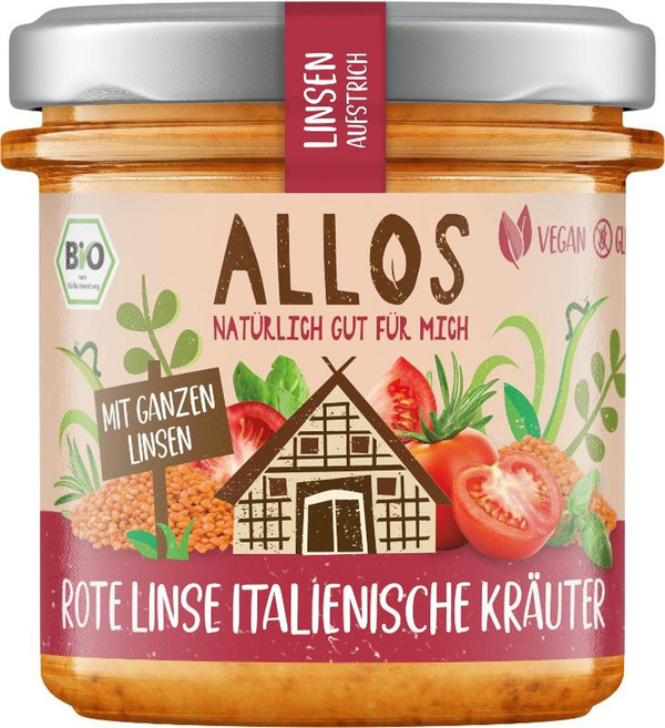Produktfoto zu Linsenaufstrich ital.Kräuter
