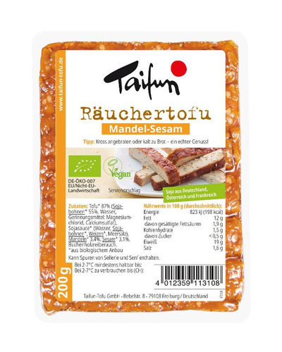 Produktfoto zu Tofu "Sesam-Mandel" 200g
