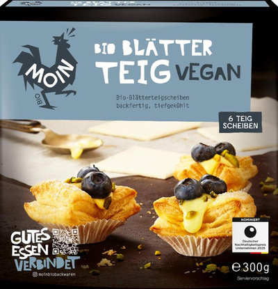 Produktfoto zu TK Blätterteig Platten, vegan