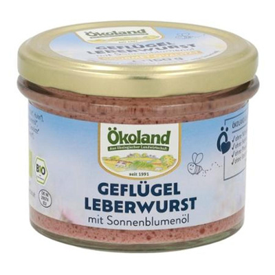 Produktfoto zu GLAS Geflügelleberwurst