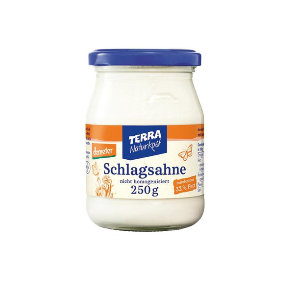Produktfoto zu Glas Schlagsahne 32%  250g