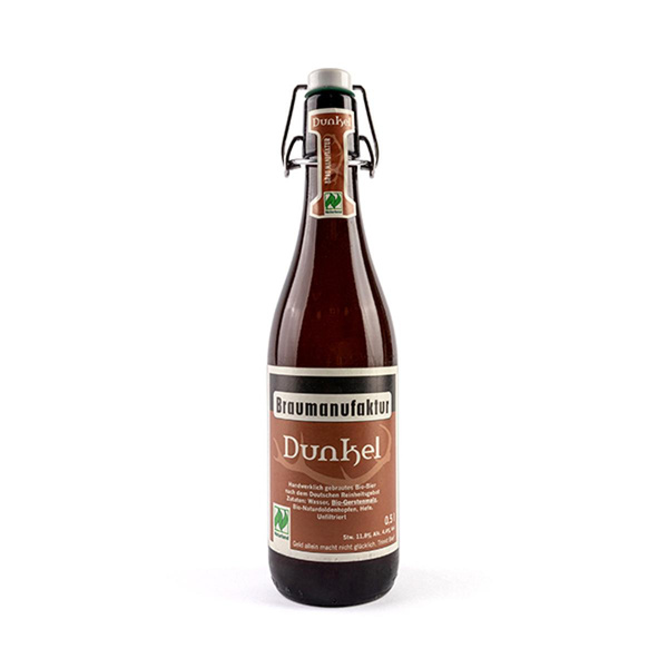 Produktfoto zu Braumanufaktur dunkel, 0,5 l
