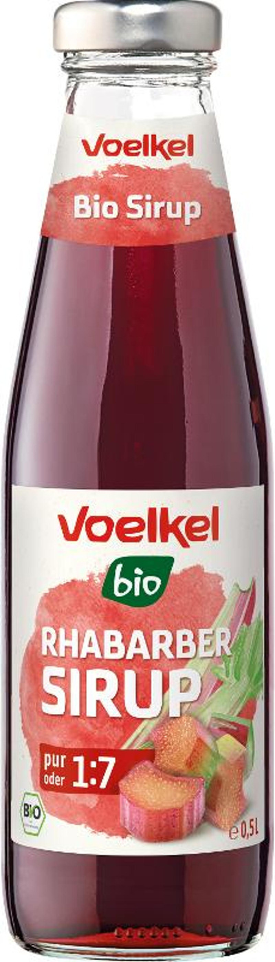 Produktfoto zu Rhabarber Sirup 0,5Ltr