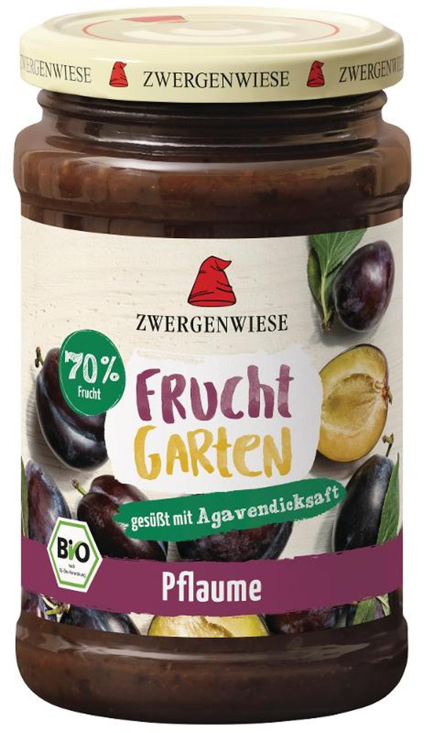 Produktfoto zu Fruchtgarten Pflaumenmus 225g
