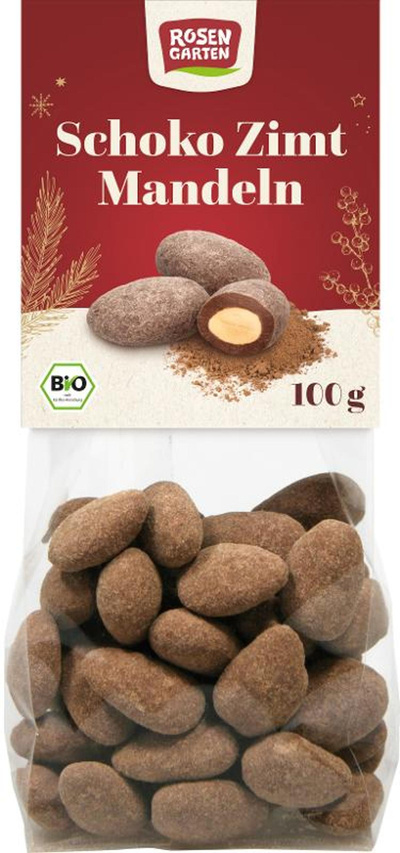 Produktfoto zu Schoko Zimt Mandeln 100g