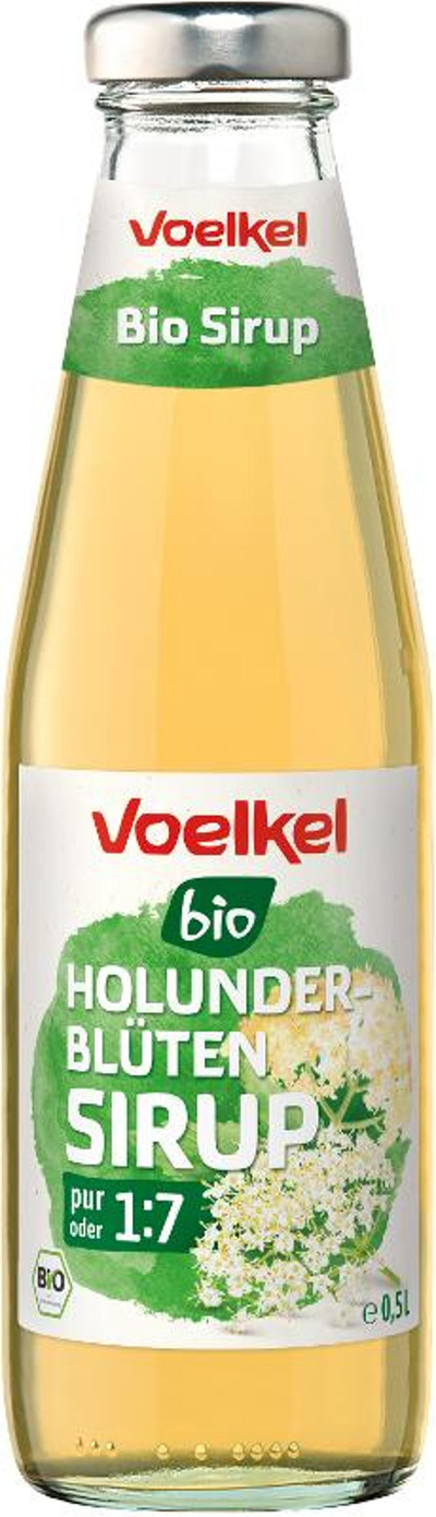 Produktfoto zu Holunderblüten Sirup 0,5Ltr