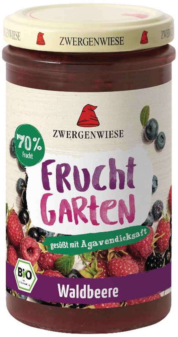 Produktfoto zu Fruchtgarten Waldbeere 225g