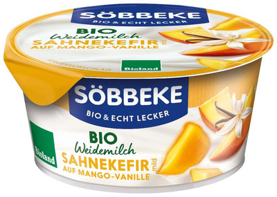 Produktfoto zu SahnekefiraufMango-Vanille150g