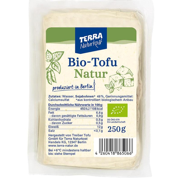 Produktfoto zu 250g Tofu Natur