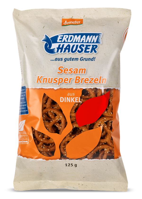 Produktfoto zu Sesam Knusper Brezeln 125g