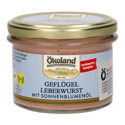 Produktfoto zu GLAS Geflügelleberwurst