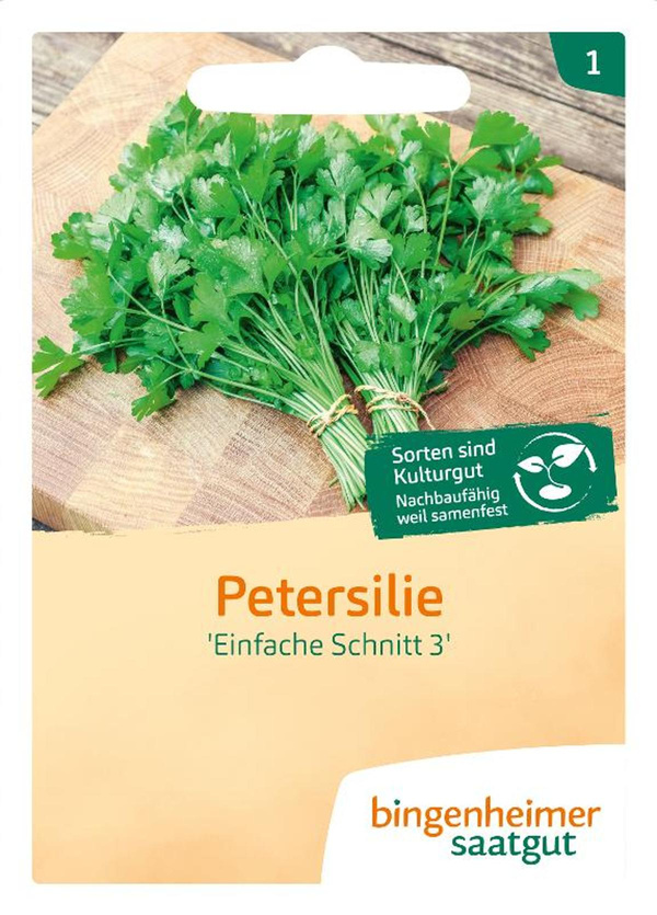 Produktfoto zu Saat: Petersilie, glatte