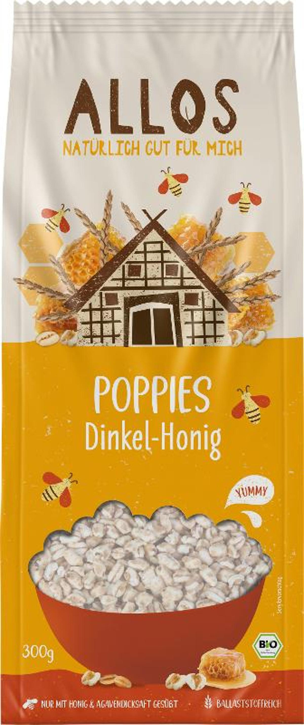Produktfoto zu Dinkel Honig Poppies 300g