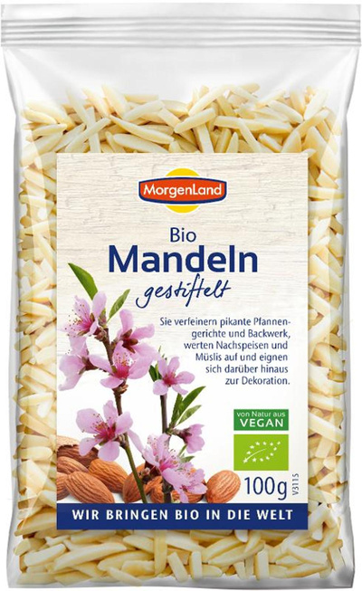 Produktfoto zu Mandeln gestiftelt,100g