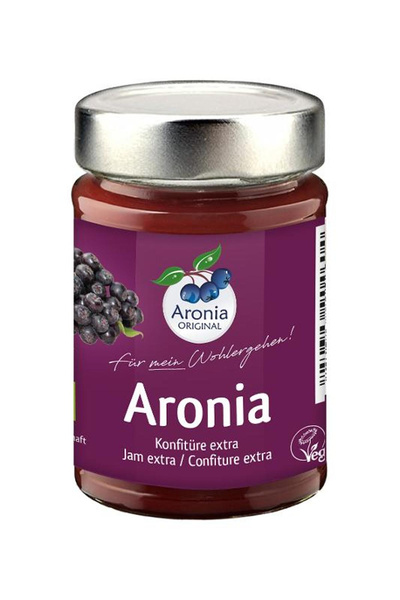 Produktfoto zu Aroniabeeren Konfitüre 225g