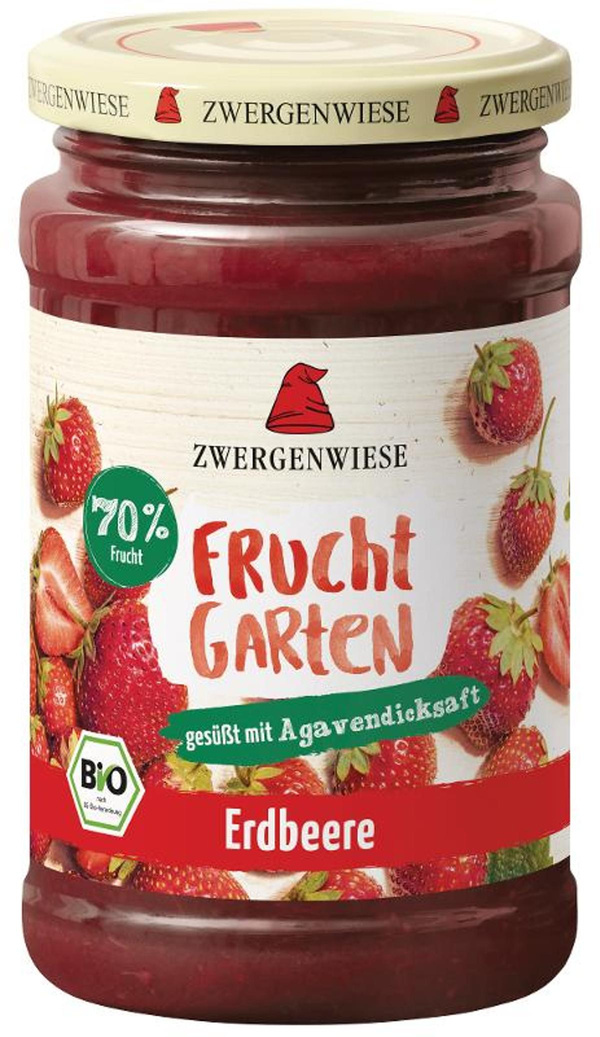 Produktfoto zu Fruchtgarten Erdbeere 225g
