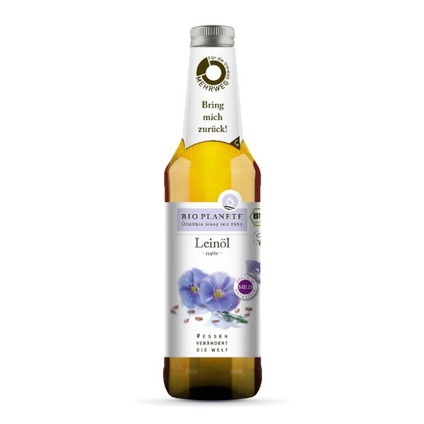 Produktfoto zu 500ml Leinöl nativ,milder
