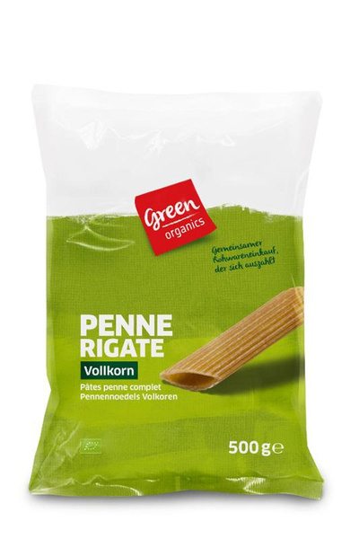 Produktfoto zu GREEN Penne, Vollkorn 500g