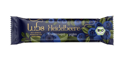 Produktfoto zu Heidelbeer Fruchtriegel 30g
