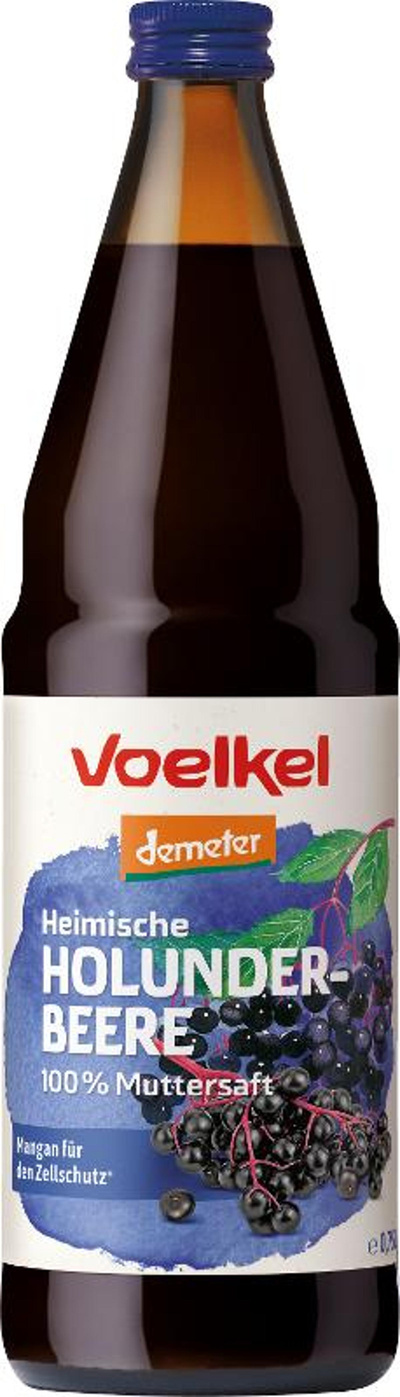 Produktfoto zu 0,75LHeimische Holunderbeere